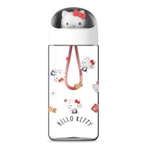 헬로키티 우주캡슐 트라이탄 물병 500ml물통 아동식기 이유 소풍 휴대용 빨대
