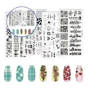 쌍문상회 네일 이미지판 스탬핑폴리쉬 플레이트 8종