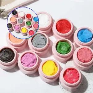 쌍문상회 네일 엠보젤 점토젤 클레이젤 쪼물젤 파츠만들기 DIY 3D 젤 10색