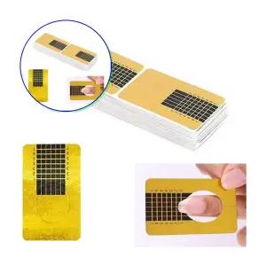 쌍문상회 네일연장 유리섬유 화이버글라스 젤폼손톱 대용량 100매