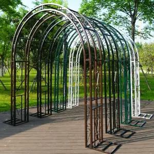 지지대 화단 대문 빈 장미 넝쿨 정원 아치 식물