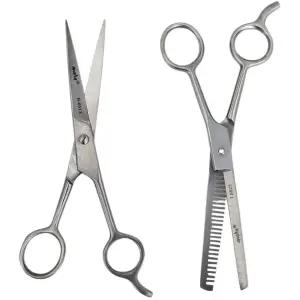 마하 셀프미용 헤어커팅가위+숱 2개 세트 MAHA HAIR CUTTING THINNING SCISSORS SET틴닝 치기 가위 머리치
