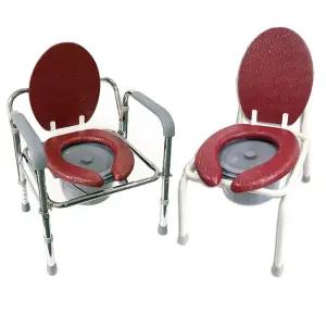 V 의자형 좌변기 HD-CC-001 소변기 캠핑 휴대용 이동의료용 용화장실 비상용 좌식 식변기 용변기 형좌 이동