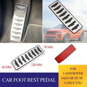 레인지 로버 이보크 랜드 디스커버리 스포츠 재규어 XE XF E-Pace 액세서리용 자동차 페달 커버 휴식