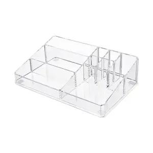 화장품정리함(9칸) 1334 투명 화장대 메이크업 수납함 화장품함 화장대함