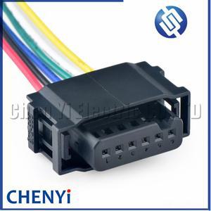 6핀 자동 커넥터 872-665-001 벤츠 호환 S300 C200 W205 레이더 센서 반전 전기 눈 블라인드 스팟 모듈 플