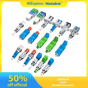 Natalink FC SC ST LC 수-암 광섬유 커넥터 FTTH 단일 모드 어댑터 시각적 결함 로케이터 광 전원 계량기