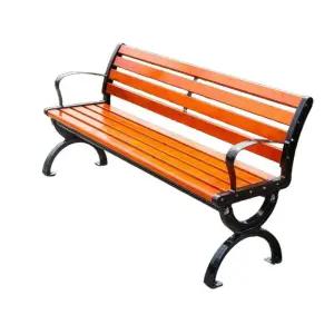 야외등받이 옥상 쉼터 야외벤치 방부목 상품 긴의자 테라스 철제