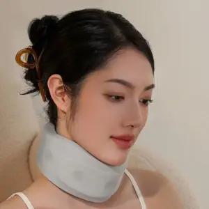 메모리폼 통풍 메쉬 목보호대 경추 목보조기 스트레칭