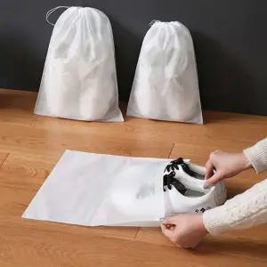 신발 보호용 대용량 부직포 더스트백 파우치 50개새퇴치 조류방지 반사테이프 쫓는 버드킬러 리본띠 빛반사