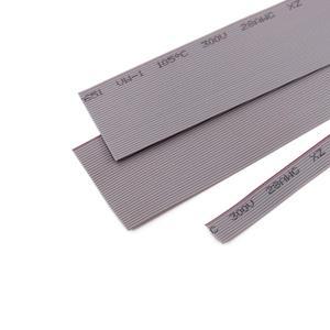 회색 플랫 리본 케이블 IDC FC용 28AWG 와이어 1 계량기 1mm 1.0mm 피치 10 12 14 16 18 20 24 26 30 34 40