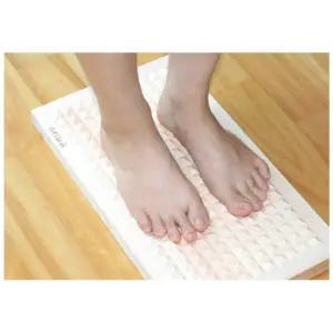 피라미드엠보대형 국산 편백나무 발지압판