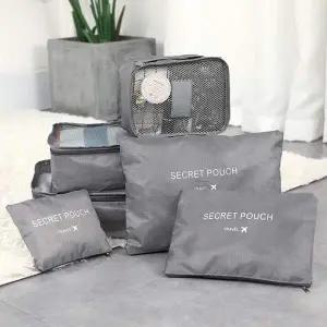 [골드스마일]식스팩 캐리어 수납 정리 멀티 파우치 여행용파우치 6종세트