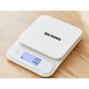 베이킹 배터리 주방 미세 방수 5kg 충전 저울 전자 계량 커피