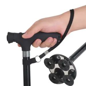 노인지팡이 초경량 길이조절 led조명 할머니 네발 어르신