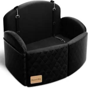 중대형견용 반려견 카시트 최대 55파운드의 두꺼운 쿠션이 있는 메모리 폼 부스터 시트 또는 소형견 2마리