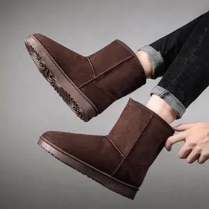 부츠 신발 미들 남성 방한 털 겨울 보온 데일리 털