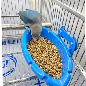 목욕통 걸이식 앵무새 욕조 식기 목욕통 먹이통 사료통