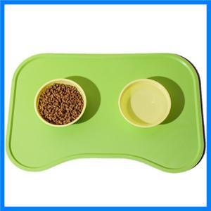 휴대용 실리콘 방수 애완 동물 매트, 개 고양이 먹이 패드, 그릇 음주 야외 플레이스매트