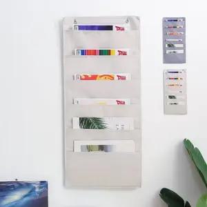 수납포켓 벽걸이 주머니 정리함 악세서리 다용도 6단