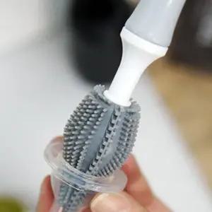실리콘 꼭지솔 젖병 우유병 브러쉬 설거지 주방용품 세척 젖병솔