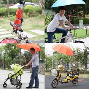 비오는날 유모차 자외선차단 양손이 편한 우산거치대 양산 휠체어
