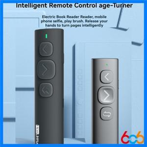 전자책 리더용 BT 페이지 터너 스마트폰 스와이프 짧은 비디오용 블루투스 원격 제어 Android/iOS Lazy Art