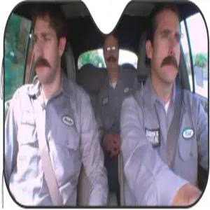 자동차 앞유리 커버를 위한 재미있는 윈드실드 선쉐이드 접이식 자외선 차단 실내 51 x 27.5인치