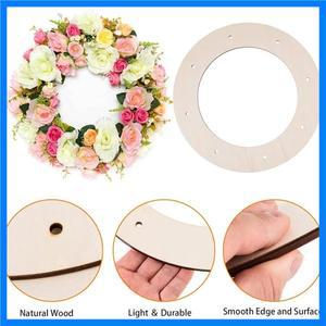 1PC DIY 화환 나무 프레임 수제 심장 라운드 화환 프레임 기본 나무 반지 웨딩 파티 축제 화환 장식품 만들