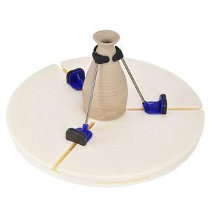 도예 물레 기핀 그립 조소 받침대 트리밍 클레이 지점토 고정 꽃병 공예 도자기 수리