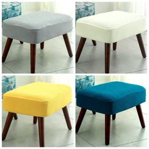 사각 스툴 의자 커버 천갈이 덮개 신축성 리폼 발판