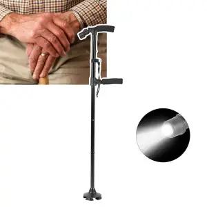 노인 접이식 지팡이 할머니 보행 효도 어르신 보조기패션 조절식 선물 목발 어르신용 보조