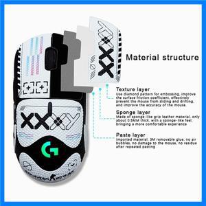 마우스 그립 테이프 스케이트 수제 스티커 G Pro X Superlight 무선 용 미끄럼 방지 땀 빨아
