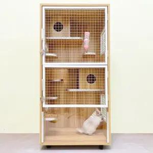 대형 친칠라 하우스 다람쥐 복층 반려동물 놀이터 키우기