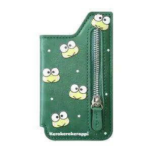 접착식 미니 지갑-케로피카드 캐릭터 식지갑 핸드폰 휴대폰 자석 휴대용