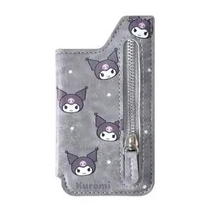 접착식 미니 지갑-쿠로미카드 캐릭터 식지갑 핸드폰 휴대폰 자석 휴대용