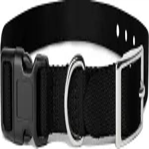 전자 칼라 교체 스트랩 - 충격 및 펜스 대부분의 브랜드와 호환 (1 블랙)