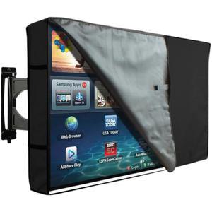 TV커버 75인치 방수 외부 커버 비바람에 방진 스크린 먼지 가리개 범용 TV 실외