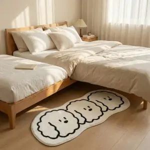 READYPLAN 스타일 방지 욕실 발매트 북유럽 애니멀 미끄럼 러그 40x120 R.P