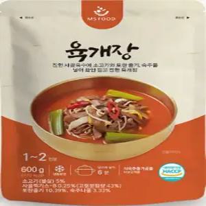 엠에스푸드 육개장 600g, 10개