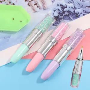 네일아트 크리스탈 스톤 픽커 립스틱 펜형 3종 네일아트재료 네일아트용품