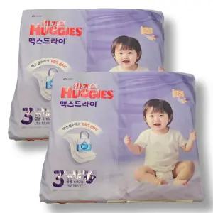 하기스 2025 맥스드라이 밴드 공용 3단계 72매 2팩