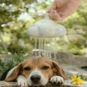 실내외 식물을 위한 귀여운 세라믹 물뿌리개 비구름 정원 장식을 작은