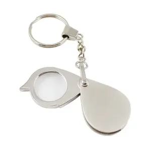 휴대용 10배 돋보기 열쇠고리 키링 미니 어르신 돋보기 열쇠고리