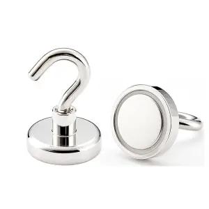 네오디움 마스크 후크 자석고리 20mm 10개/벽후크걸이