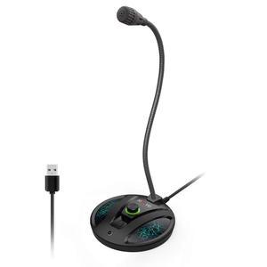 JOUNIVO USB 녹음 마이크, 컴퓨터 PC 팟캐스트 콘덴서 카디오이드 음소거 버튼 및 노트북, Mac, PS4용 LED 표시기 - 보컬, 팟캐스트, 스카이프, 유튜브, 스트리밍(JV603PRO)