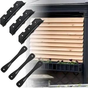 엑스플란텍 데크 선블라인드 시스템 브래킷 블라인드 및 셔터용 루버 하드웨어 최대 11개의 보드를 보관할