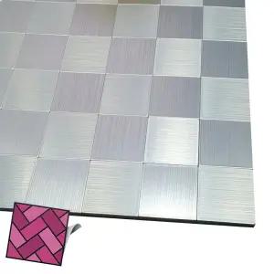 붙이는타일 접착식 주방 벽타일 두께4T 바둑판 WJ12 시트지 DIY 욕실 아트월