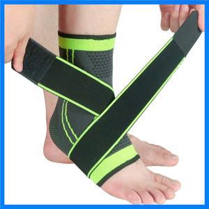 1Pc 압축 발목 지원 스포츠 조정 가능한 농구 랩 남성 여성 하이킹 달리기 염좌 방지 보호대