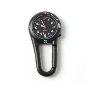 스포츠시계 아웃도어카라비너야광스포츠시계(블랙블랙)